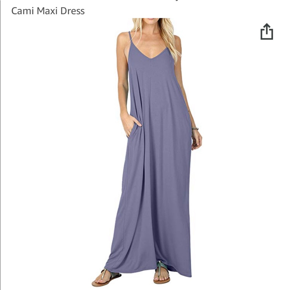 Blue maxi dress. Never worn.